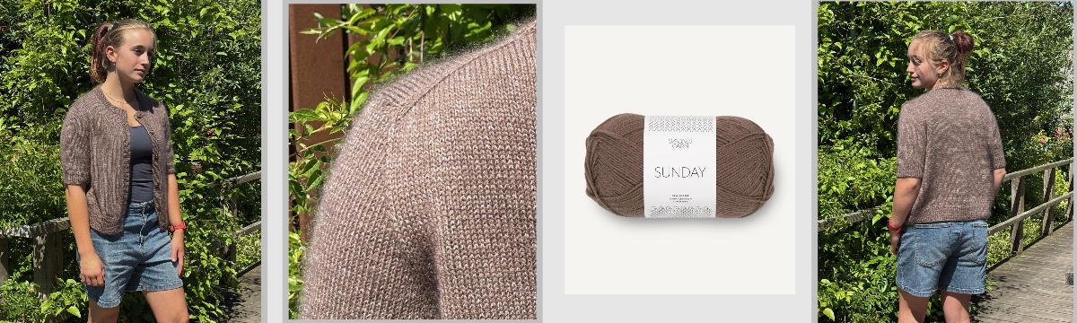 Strikket i Sunday og Tynn Silk Mohair